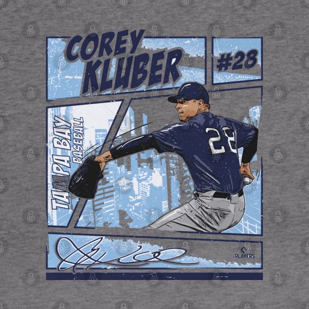 Corey Kluber Tampa Bay Comic by ganisfarhan